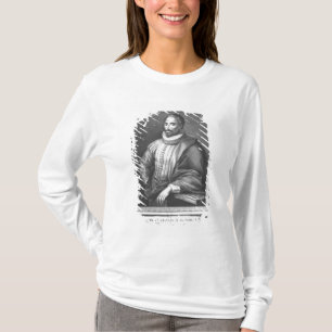 Porträt von Miguel de Cervantes Saavedra T-Shirt
