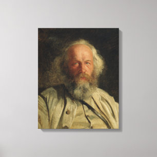 Porträt von Mikhail Alexandrovich Bakunin 1871 Leinwanddruck