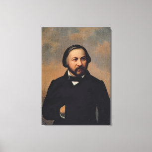 Porträt von Mikhail Ivanovich Glinka, 1850s Leinwanddruck