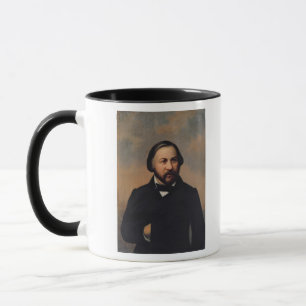 Porträt von Mikhail Ivanovich Glinka, 1850s Tasse