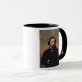Porträt von Mikhail Ivanovich Glinka, 1850s Tasse (VorderseiteRechts)