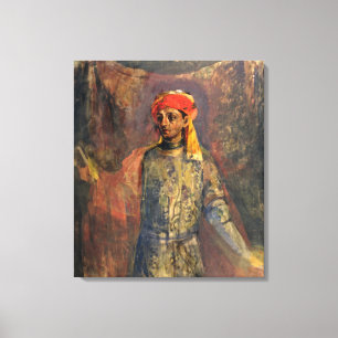 Porträt von Mikhail Kuzmin, 1911-12 Leinwanddruck