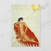 Porträt von mir von Florine Stettheimer Begleitkarte (Vorderseite)