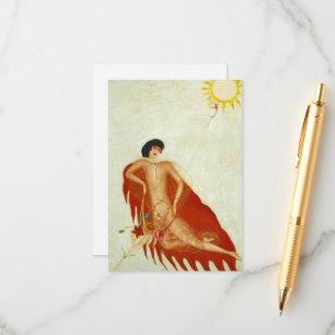 Porträt von mir von Florine Stettheimer Begleitkarte