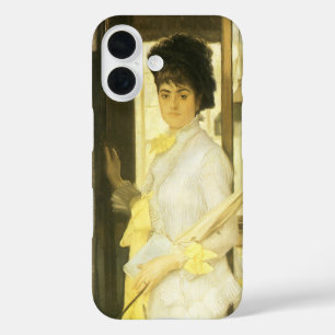 Porträt von Miss Lloyd von Tissot, Vintage Porträt iPhone 16 Hülle