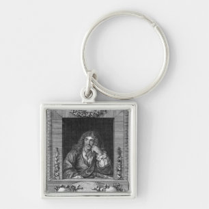 Porträt von Moliere Schlüsselanhänger