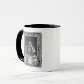 Porträt von Moliere Tasse (Vorderseite Links)