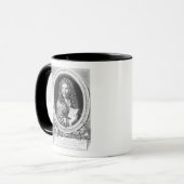 Porträt von Moliere Tasse (Vorderseite Links)