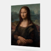 Porträt von Mona Lisa von Leonardo da Vinci Acrylschild (Winkel)