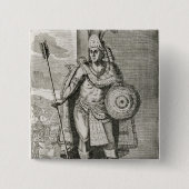 Porträt von Montezuma II Button (Vorderseite)