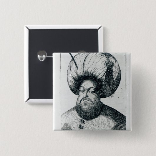 Porträt von Murad III Button (Vorne & Hinten)