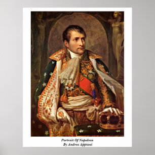Porträt von Napoleon durch Andrea Appiani Poster