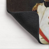 Porträt von Napoleon I 1812 Mousepad (Ecke)