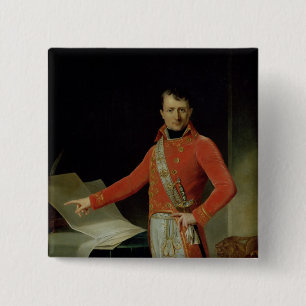 Porträt von Napoleon I Button