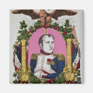 Porträt von Napoleon I im Kampf von Magnet
