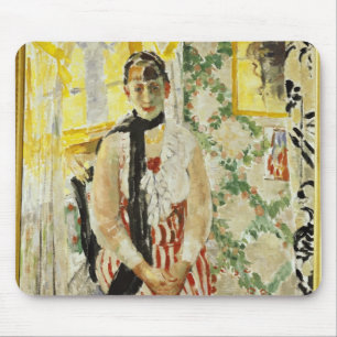 Porträt von Nel Wouters 1912 Mousepad
