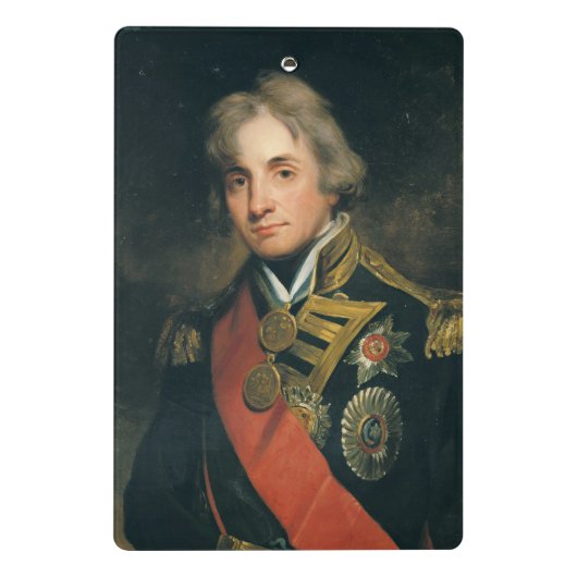 Porträt von Nelson Mini Klemmbrett (Rückseite)