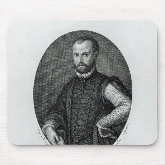 Porträt von Niccolo Machiavelli Mousepad (Vorne)