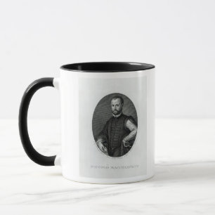 Porträt von Niccolo Machiavelli Tasse