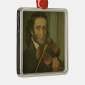 Porträt von Niccolo Paganini Ornament Aus Metall (Rechts)