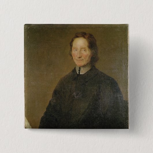 Porträt von Nicolas de Malebranche Button (Vorderseite)