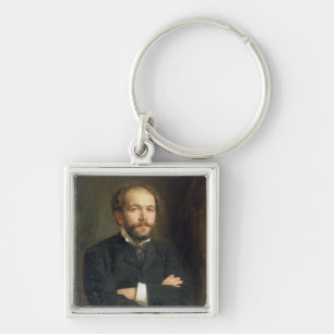Porträt von Nikolai Karlovich Medtner 1906 Schlüsselanhänger