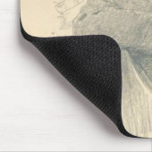 Porträt von Nikolaj Leskov, 1889 Mousepad (Ecke)