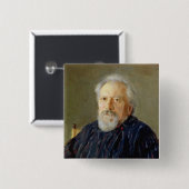 Porträt von Nikolay Leskov Button (Vorne & Hinten)