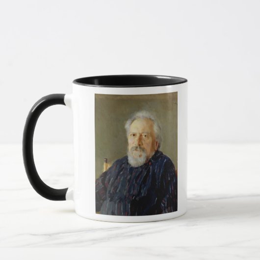 Porträt von Nikolay Leskov Tasse (Links)