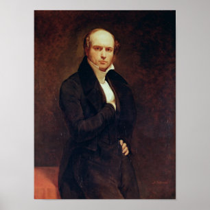 Porträt von Odilon Barrot Poster