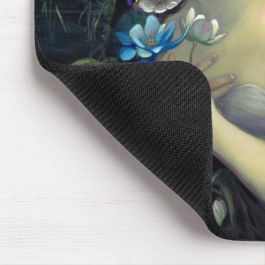 "Porträt von Ophelia" Mousepad (Ecke)