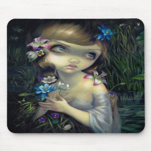 "Porträt von Ophelia" Mousepad