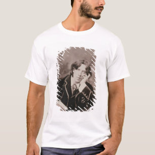 Porträt von Oscar Wilde (1854-1900), 1882 (b/w ph T-Shirt
