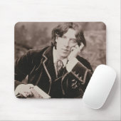Porträt von Oscar Wilde (1854-1900), 1882 (b/w pho Mousepad (Mit Mouse)