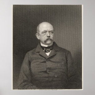 Porträt von Otto von Bismarck Poster