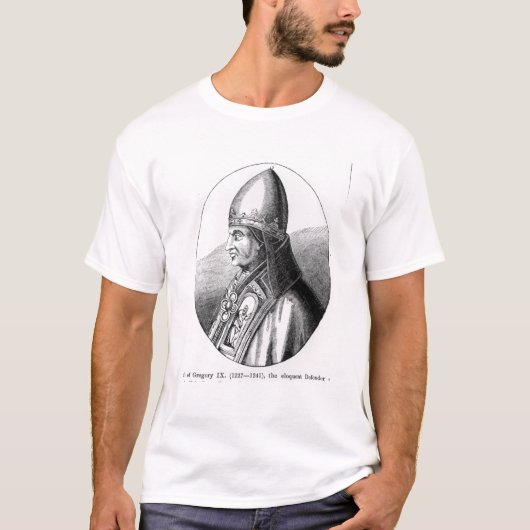 Porträt von Papst Gregory IX T-Shirt (Vorderseite)