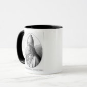 Porträt von Papst Gregory IX Tasse (Vorderseite Links)