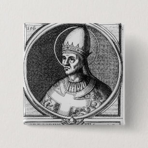 Porträt von Papst Gregory VII Button