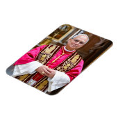 Porträt von Papst Leo XIV Magnet (Linke Seite)
