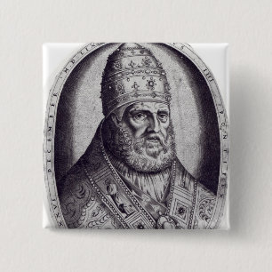 Porträt von Papst Pius IV, 1559 Button