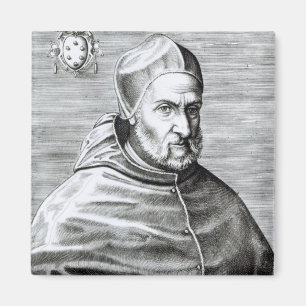 Porträt von Papst Pius IV, 1559 Magnet