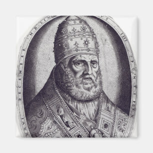 Porträt von Papst Pius IV, 1559 Magnet