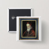 Porträt von Papst Pius V (1504-72) (Öl auf Button (Vorne & Hinten)