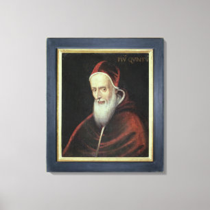 Porträt von Papst Pius V (1504-72) (Öl auf Leinwanddruck