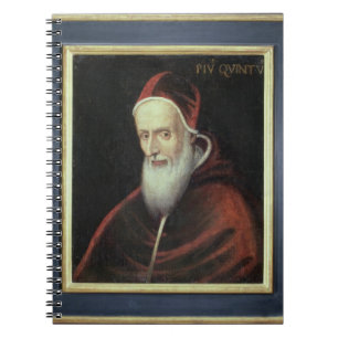 Porträt von Papst Pius V (1504-72) (Öl auf Notizblock