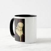 Porträt von Papst Pius V 1576-80 Tasse (Vorderseite Links)