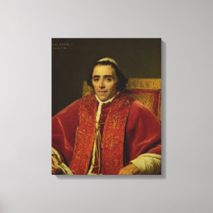 Porträt von Papst Pius VII, 1805 Leinwanddruck