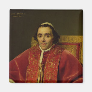Porträt von Papst Pius VII, 1805 Magnet