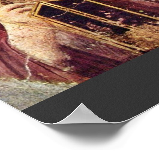 Porträt von Paquius Proculus und seiner Ehefrau vo Poster (Ecke)