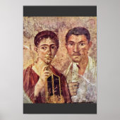 Porträt von Paquius Proculus und seiner Ehefrau vo Poster (Vorne)